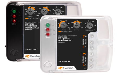 PROTECTOR CONTRA ALTO Y BAJO VOLTAJE PARA MOTORES MONOFASICO